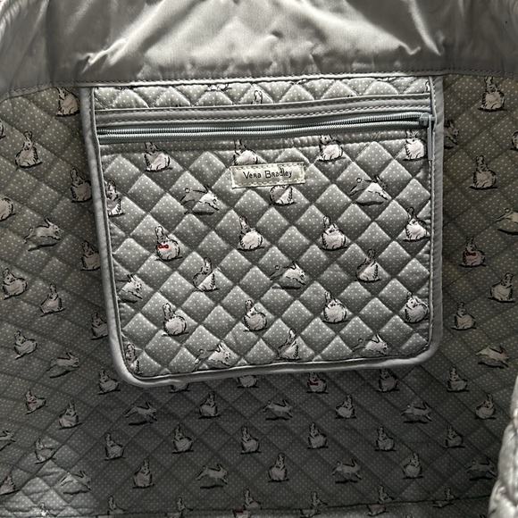 Vera Bradley Grand Tote- Polar Bear Quilted Beary Merry - Picture 5 of 5